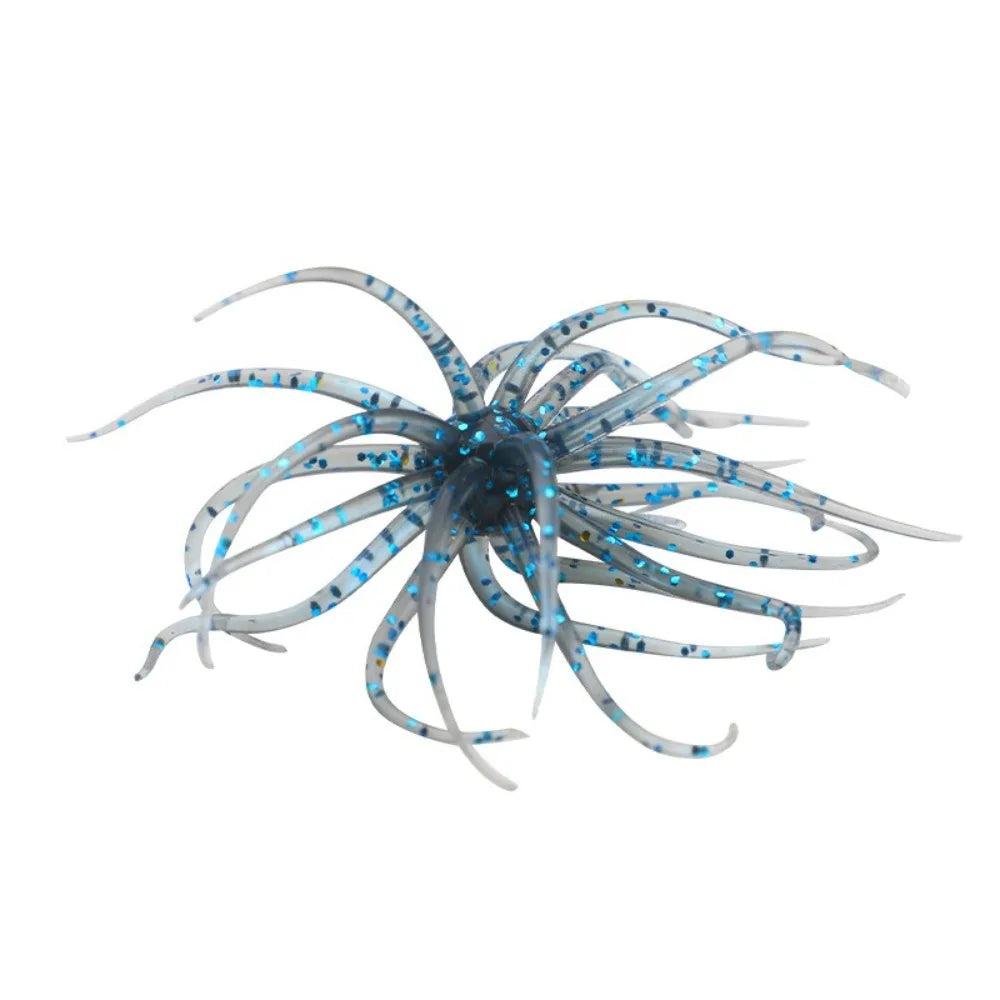 2pcs 2024 Dice Fishing Sea Urchin Lures TPE 1.7g Silicone Worm Lure Handmade Power Urchin BFS Silicone Fishing Lure